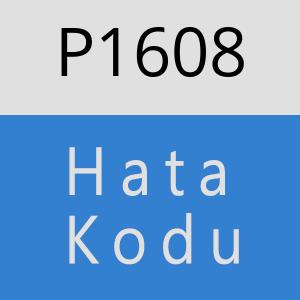 P1608 hatasi