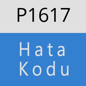 P1617 hatasi