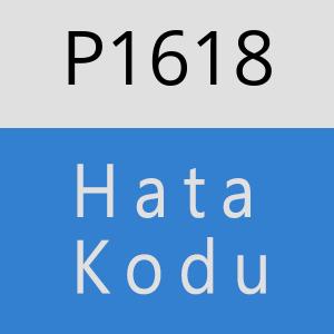 P1618 hatasi