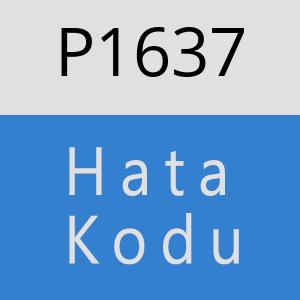 P1637 hatasi