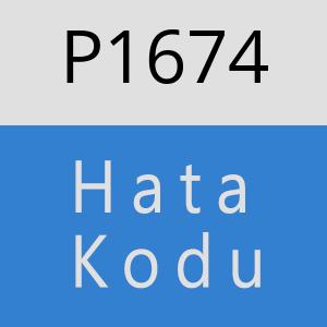 P1674 hatasi