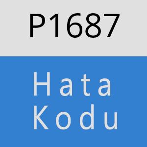 P1687 hatasi