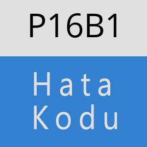 P16B1 hatasi