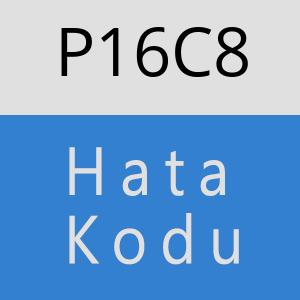 P16C8 hatasi