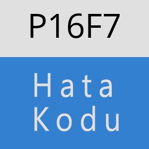 P16F7 hatasi