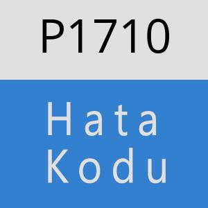 P1710 hatasi