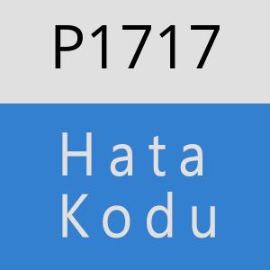 P1717 hatasi