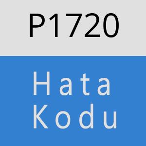 P1720 hatasi