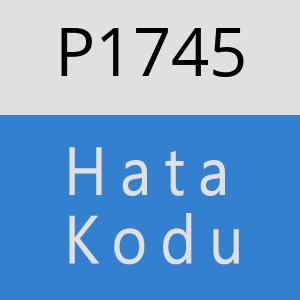 P1745 hatasi