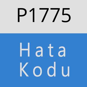 P1775 hatasi