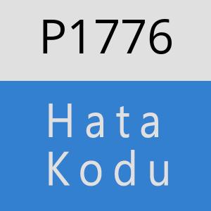 P1776 hatasi