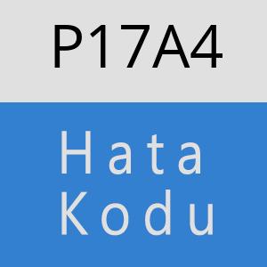 P17A4 hatasi