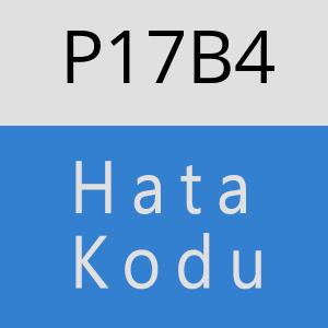 P17B4 hatasi