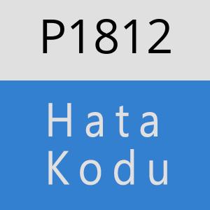 P1812 hatasi