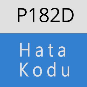 P182D hatasi