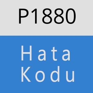 P1880 hatasi