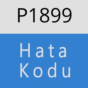 P1899 hatasi