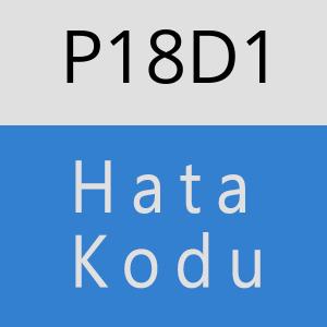 P18D1 hatasi