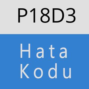 P18D3 hatasi