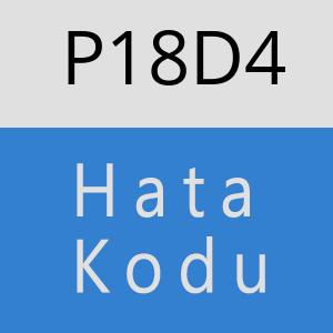 P18D4 hatasi