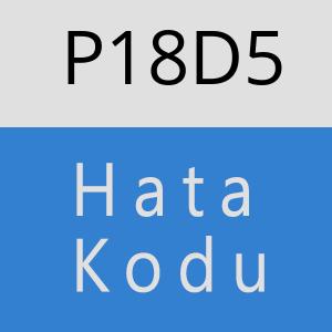 P18D5 hatasi