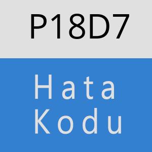 P18D7 hatasi