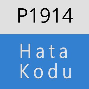 P1914 hatasi