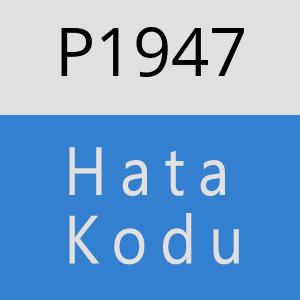 P1947 hatasi