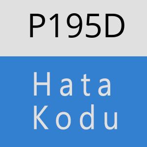 P195D hatasi