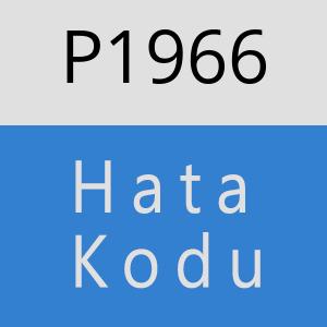 P1966 hatasi