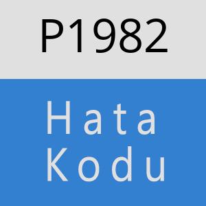 P1982 hatasi