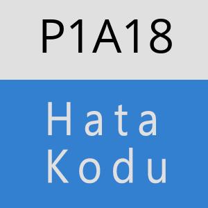 P1A18 hatasi