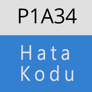 P1A34 hatasi