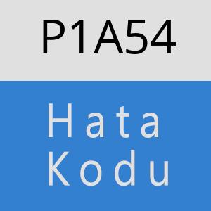 P1A54 hatasi