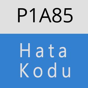 P1A85 hatasi