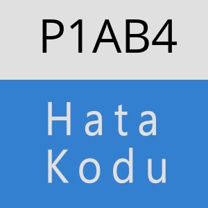 P1AB4 hatasi