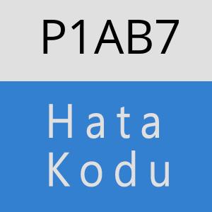 P1AB7 hatasi