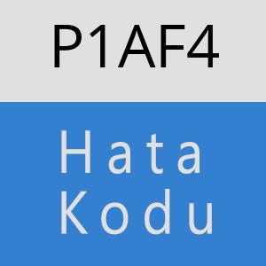 P1AF4 hatasi