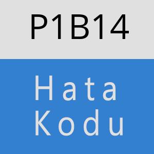 P1B14 hatasi
