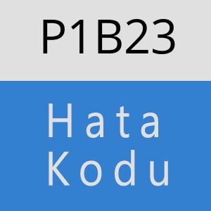 P1B23 hatasi