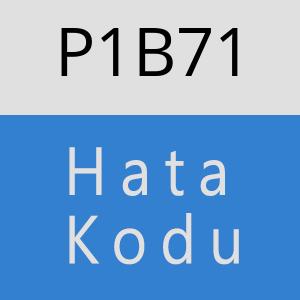 P1B71 hatasi