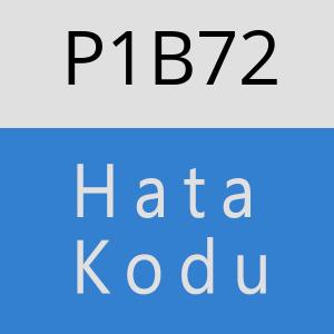 P1B72 hatasi