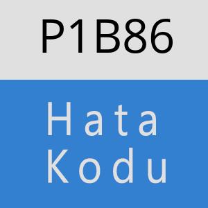 P1B86 hatasi