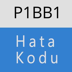 P1BB1 hatasi