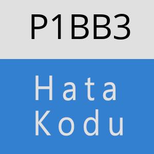 P1BB3 hatasi