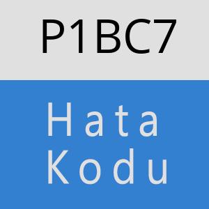 P1BC7 hatasi