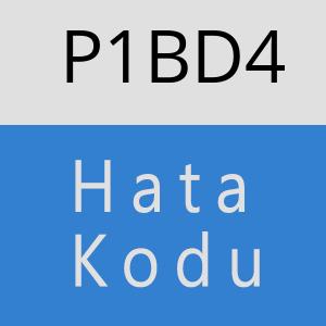 P1BD4 hatasi