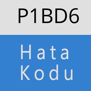 P1BD6 hatasi