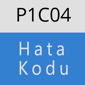 P1C04 hatasi