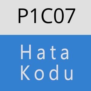 P1C07 hatasi